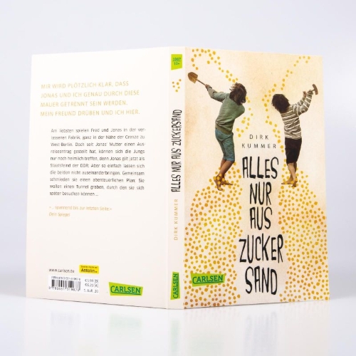 Buchcover und Innenansicht für das Buch: Alles nur aus Zuckersand