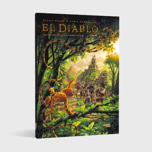 Buchcover und Innenansicht für das Buch: El Diablo