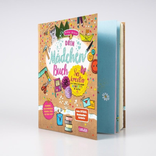 Buchcover und Innenansicht für das Buch: #buch4you: Dein Mädchenbuch: Sei kreativ