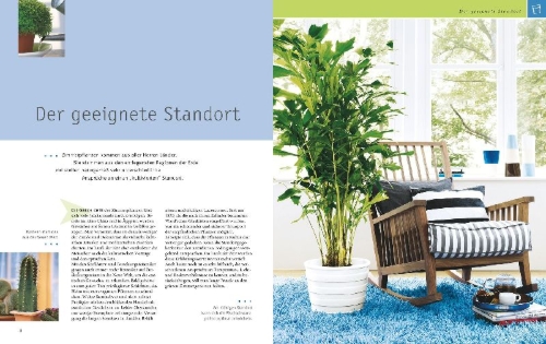 Buchcover und Innenansicht für das Buch: Zimmerpflanzen