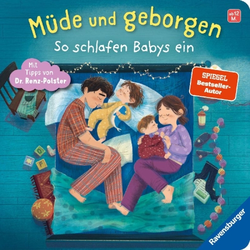 Buchcover und Innenansicht für das Buch: Müde und geborgen