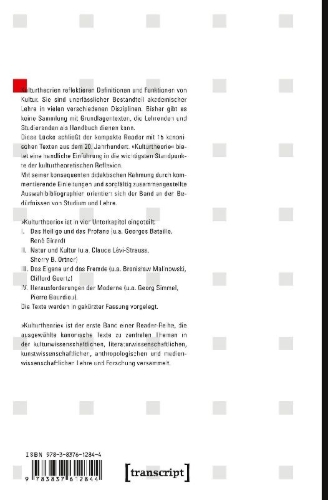 Buchcover und Innenansicht für das Buch: Kulturtheorie
