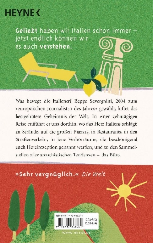 Buchcover und Innenansicht für das Buch: La testa degli italiani