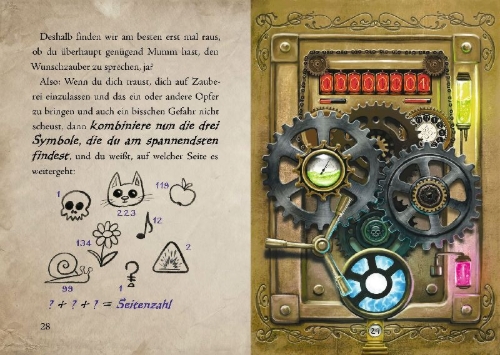 Buchcover und Innenansicht für das Buch: Das kleine Böse Buch - Spezial