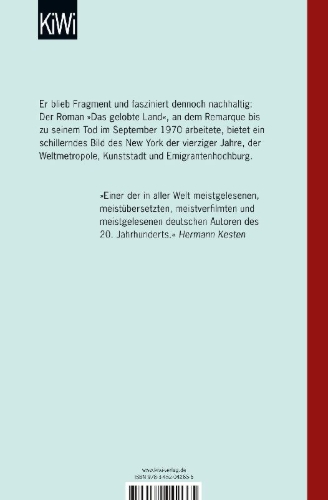 Buchcover und Innenansicht für das Buch: Das gelobte Land