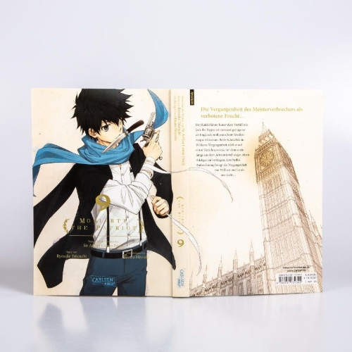 Buchcover und Innenansicht für das Buch: Yuukoku no Moriarty