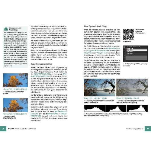 Buchcover und Innenansicht für das Buch: Fujifilm X-T30 III - Das umfangreiche Praxisbuch zu Ihrer Kamera