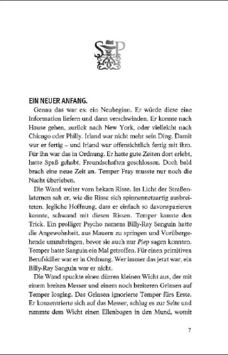 Buchcover und Innenansicht für das Buch: Resurrection
