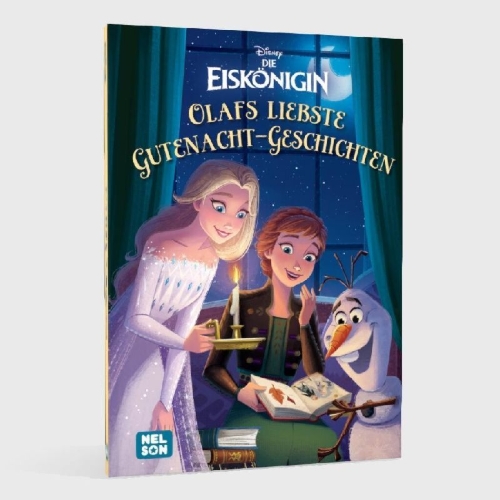 Buchcover und Innenansicht für das Buch: Disney Die Eiskönigin: Olafs liebste Gutenacht-Geschichten