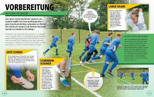 Buchcover und Innenansicht für das Buch: Football Superstar Skills