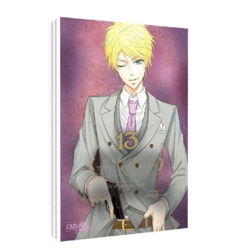 Buchcover und Innenansicht für das Buch: Yuukoku no Moriarty