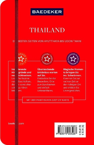 Buchcover und Innenansicht für das Buch: Baedeker Reiseführer Thailand