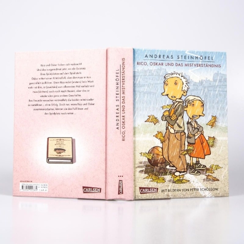 Buchcover und Innenansicht für das Buch: Rico, Oskar und das Mistverständnis (Rico und Oskar 5)