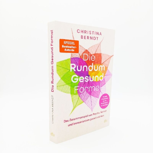 Buchcover und Innenansicht für das Buch: Die Rundum-Gesund-Formel
