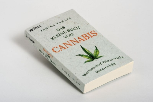 Buchcover und Innenansicht für das Buch: Das kleine Buch vom Cannabis