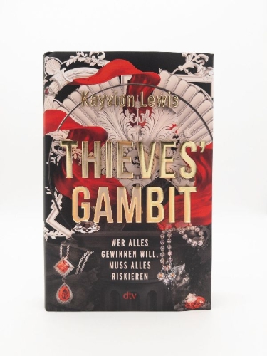 Buchcover und Innenansicht für das Buch: Thieves' Gambit