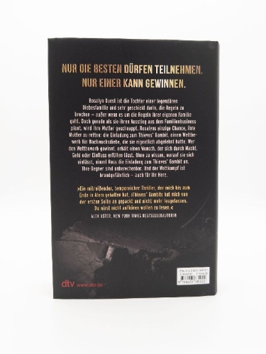 Buchcover und Innenansicht für das Buch: Thieves' Gambit