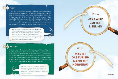Buchcover und Innenansicht für das Buch: BIBLE MYSTERY GAME