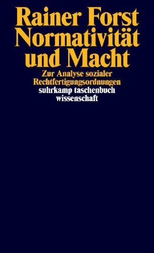 Buchcover und Innenansicht für das Buch: Normativität und Macht