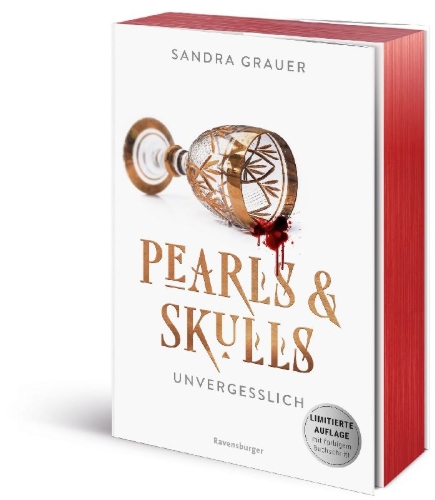 Buchcover und Innenansicht für das Buch: Pearls & Skulls, Band 2 - Unvergesslich