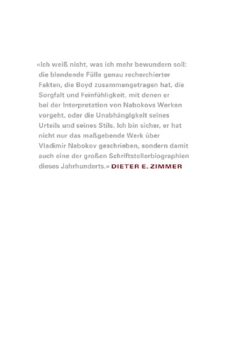Buchcover und Innenansicht für das Buch: Vladimir Nabokov