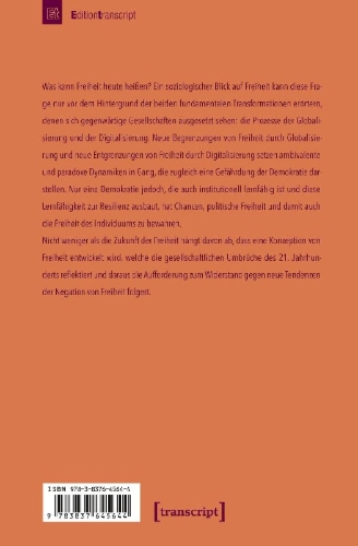 Buchcover und Innenansicht für das Buch: Komplexe Freiheit