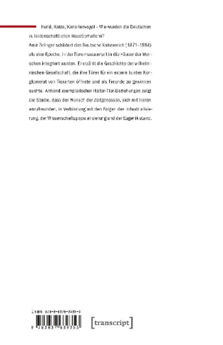 Buchcover und Innenansicht für das Buch: Menschen und Haustiere im Deutschen Kaiserreich