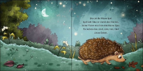 Buchcover und Innenansicht für das Buch: Mein erstes Naturbuch - Der Igel