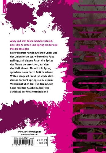 Buchcover und Innenansicht für das Buch: Undead Unluck