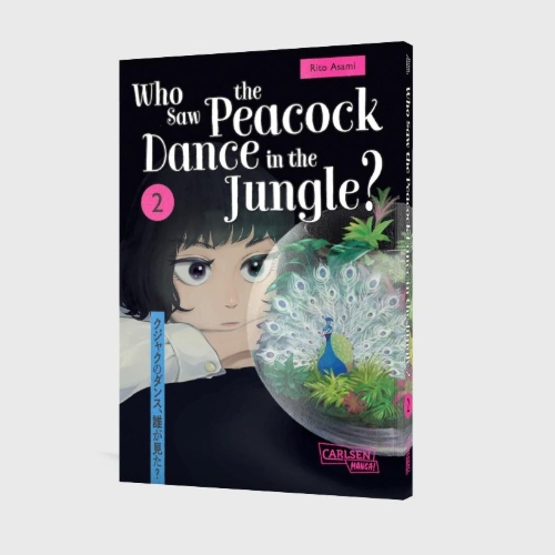 Buchcover und Innenansicht für das Buch: Kujaku no Dance, Dare ga Mita?