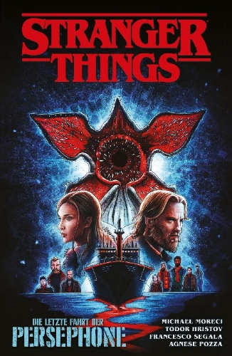 Buchcover und Innenansicht für das Buch: Stranger Things: The Voyage