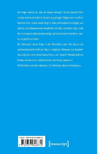 Buchcover und Innenansicht für das Buch: Wissen wir, was ein Körper vermag?