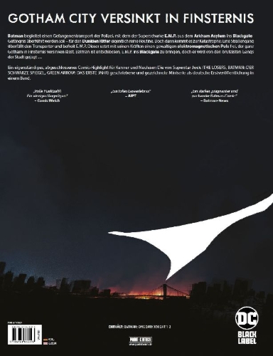 Buchcover und Innenansicht für das Buch: Batman: One Dark Knight #1-#3