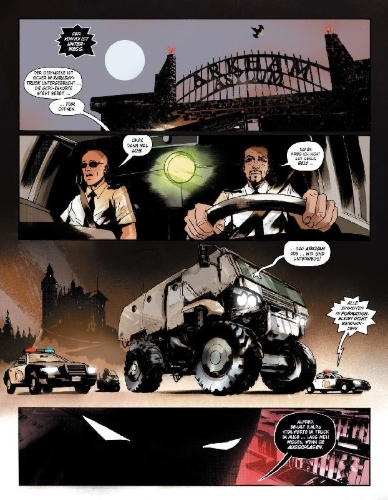 Buchcover und Innenansicht für das Buch: Batman: One Dark Knight #1-#3
