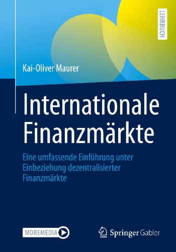 Buchcover und Innenansicht für das Buch: Internationale Finanzmärkte