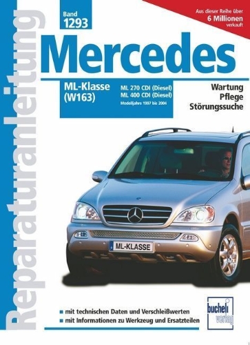 Buchcover und Innenansicht für das Buch: Mercedes-Benz ML-Klasse CDI (W163)
