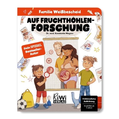 Buchcover und Innenansicht für das Buch: Auf Fruchthöhlen-Forschung