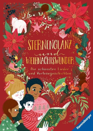 Buchcover und Innenansicht für das Buch: Sternenglanz und Weihnachtswunder