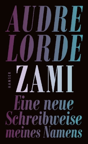 Buchcover und Innenansicht für das Buch: ZAMI: A New Spelling of My Name