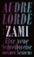 Buchcover und Innenansicht für das Buch: ZAMI: A New Spelling of My Name