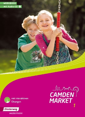 Buchcover und Innenansicht für das Buch: Camden Market 1. Workbook mit Audio-CD und interaktiven Übungen