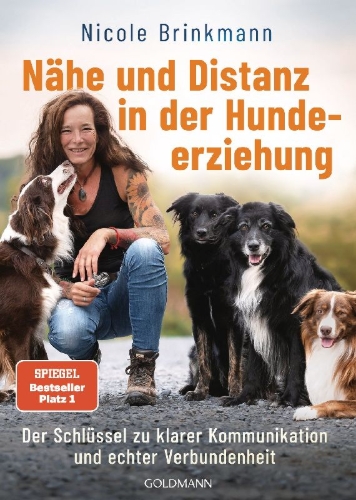 Buchcover und Innenansicht für das Buch: Nähe und Distanz in der Hundeerziehung