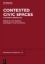 Buchcover und Innenansicht für das Buch: Contested Civic Spaces