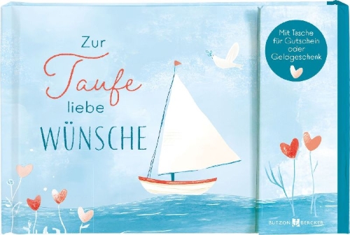 Buchcover und Innenansicht für das Buch: Zur Taufe liebe Wünsche
