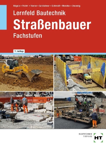 Buchcover und Innenansicht für das Buch: Lernfeld Bautechnik Straßenbauer