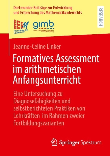 Buchcover und Innenansicht für das Buch: Formatives Assessment im arithmetischen Anfangsunterricht
