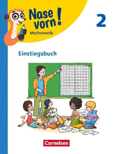 Buchcover und Innenansicht für das Buch: Nase vorn! - Mathematik 2. Schuljahr - Einstiegsbuch