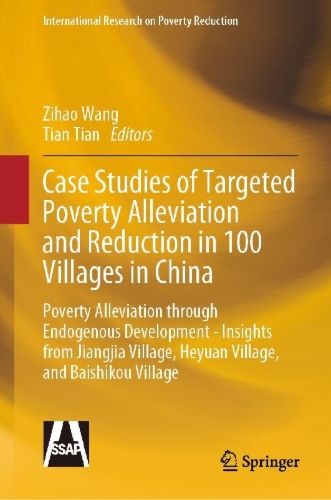 Buchcover und Innenansicht für das Buch: Case Studies of Targeted Poverty Alleviation and Reduction in 100 Villages in China