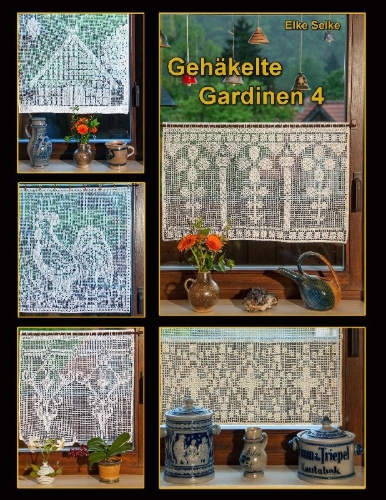 Buchcover und Innenansicht für das Buch: Gehäkelte Gardinen 4