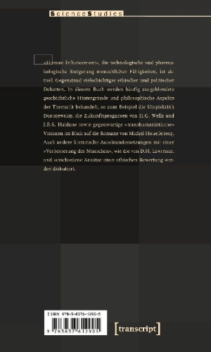 Buchcover und Innenansicht für das Buch: Die Debatte über 'Human Enhancement'